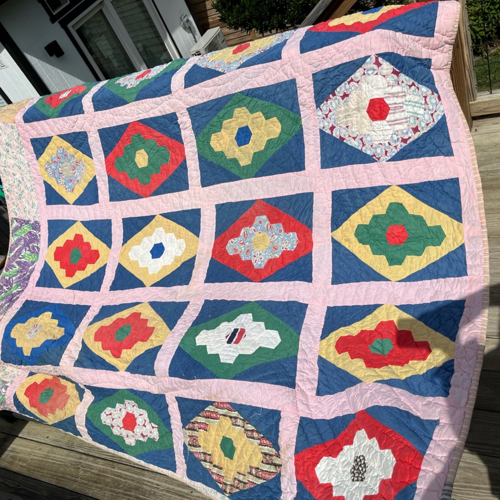 Vintage handmade quilt